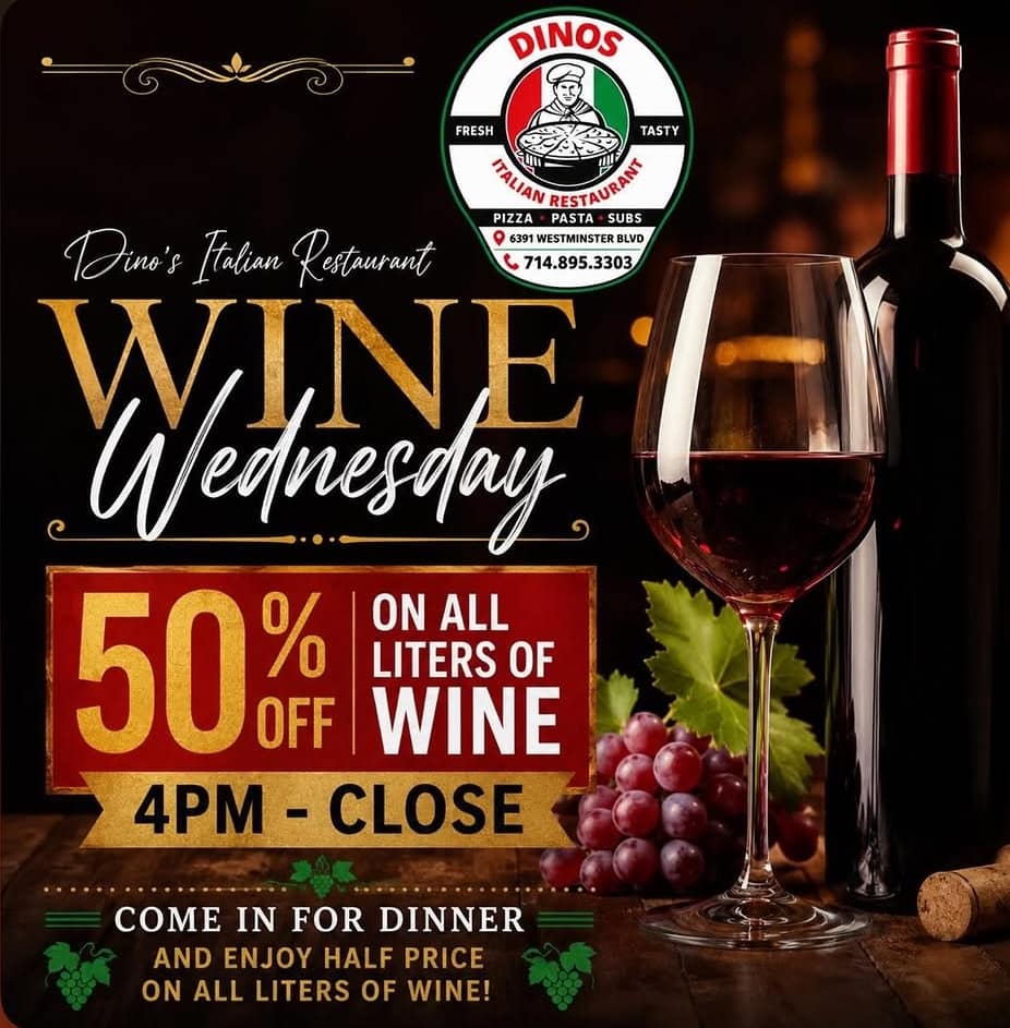 dinos wine wednesday