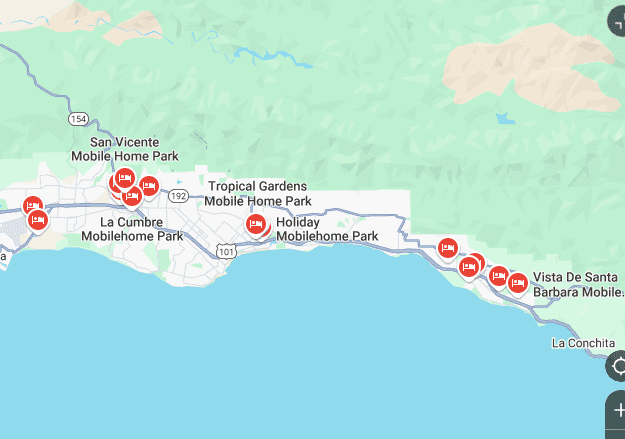 Manufactured Home Park Locations Santa Barbara CA